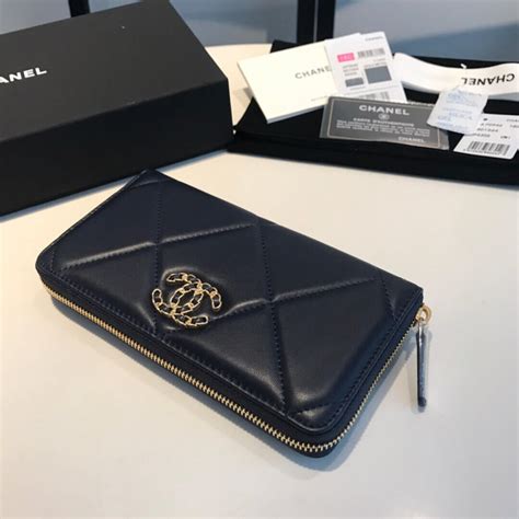 women's chanel wallet|chanel long zipped wallet.